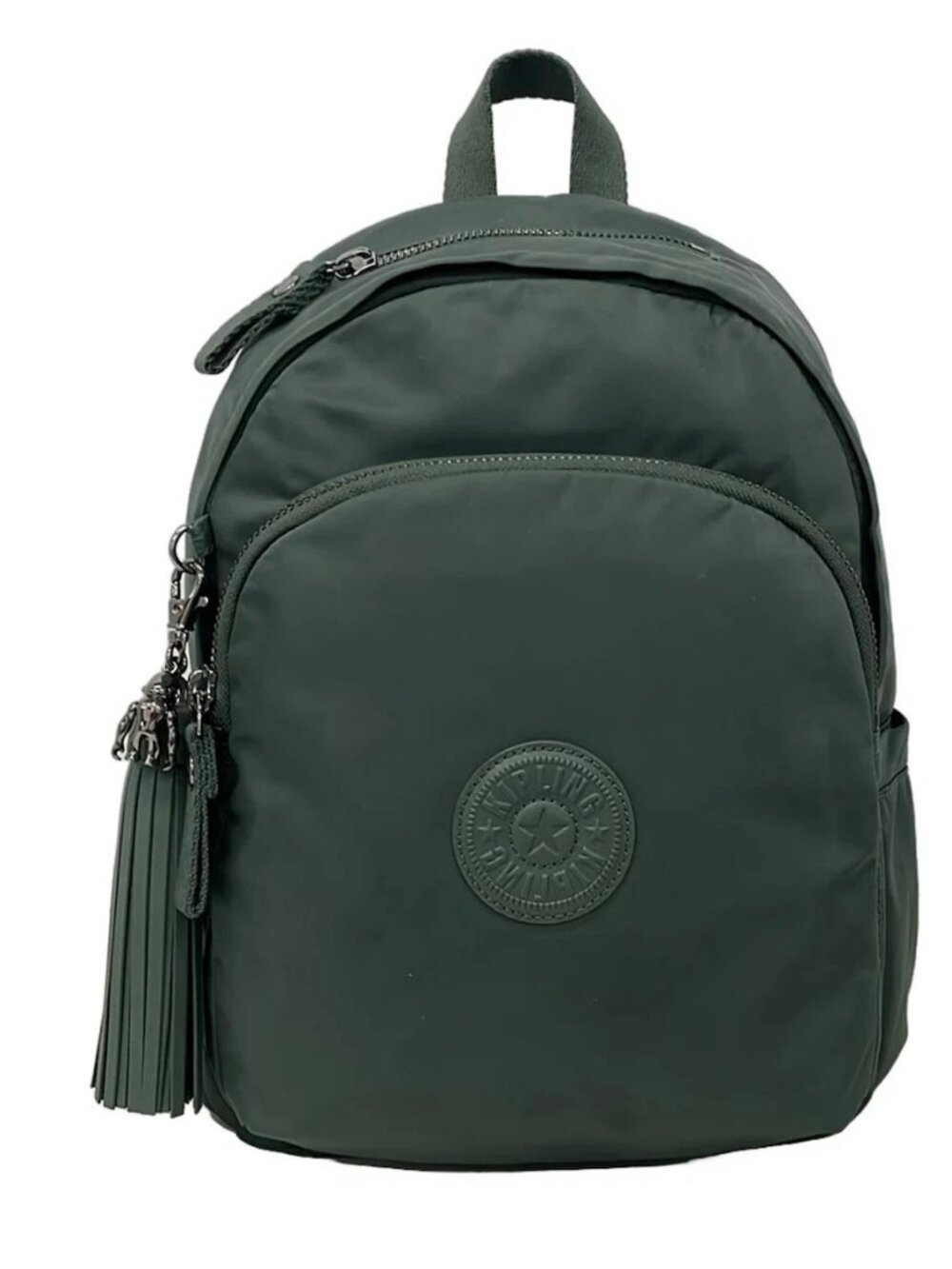 Kipling Dark Green Nylon Backpack